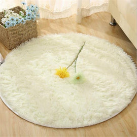 Fluffy Round Rug Collection