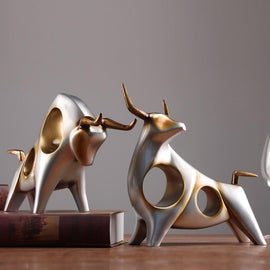Creative Cattle Sculpture